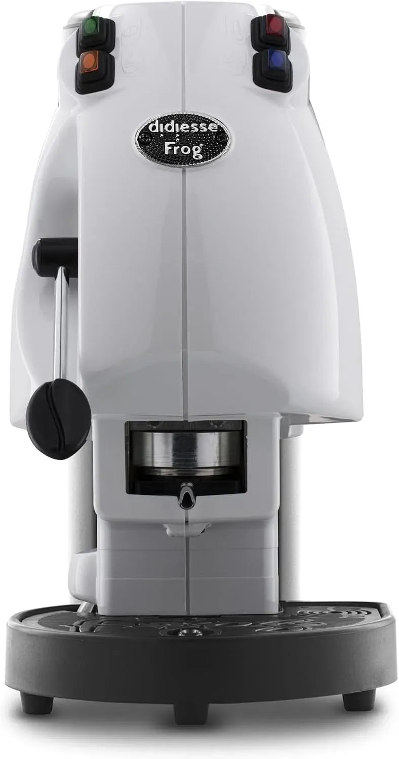 Kaffeepadmaschine, 1,5 L, 650 W, 44 mm, 15 Bar, großer Wassertank, Weiß, für E.S.E. 44 mm Pads