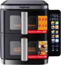 Heißluftfritteuse DAF 2800, 5,5 L, 2800 W, Touch-Bedienung, Grill, 12 Designed in Germany, 10 Programmen, Touchdisplay, Grill-Einsatz