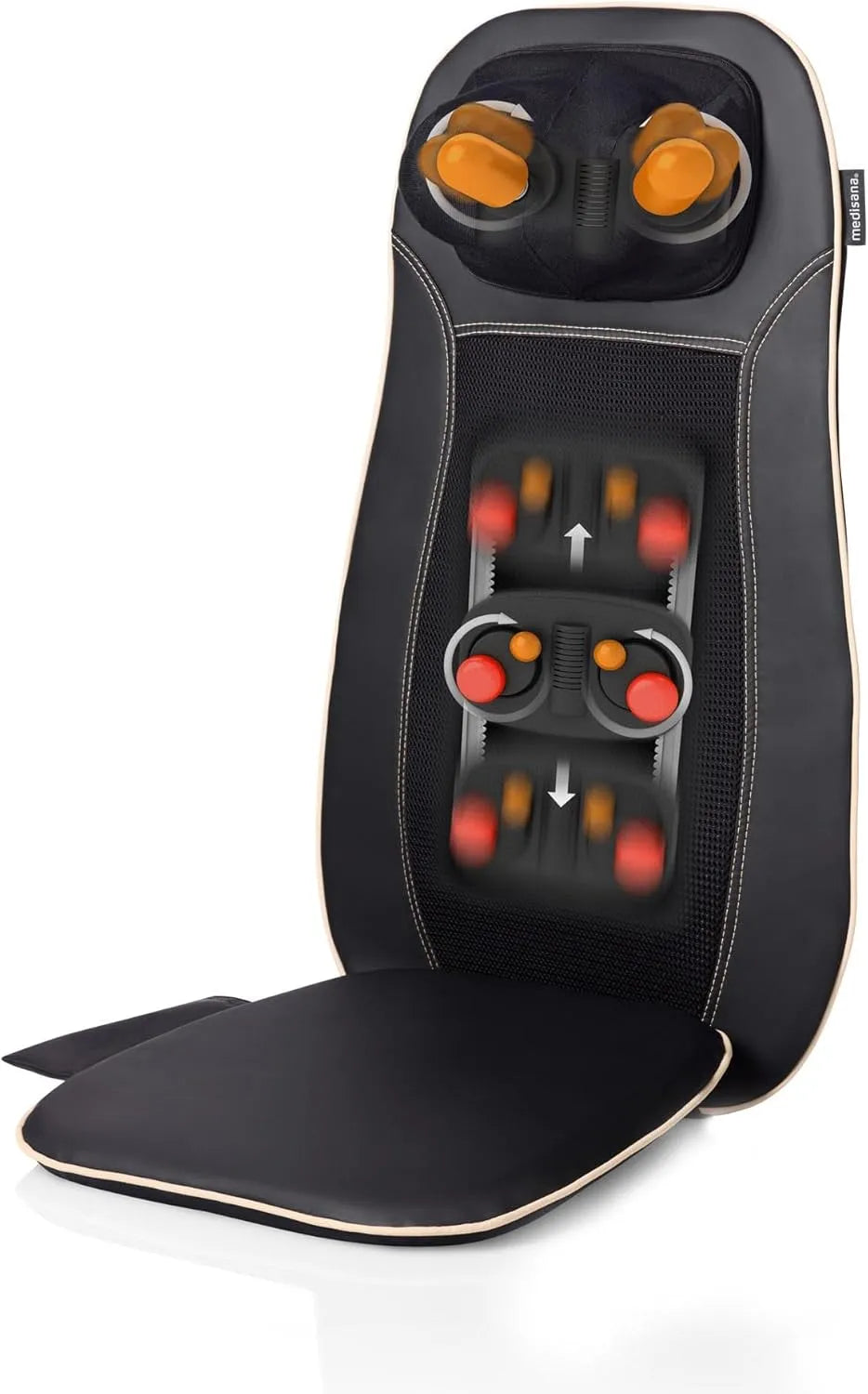 Rückenmassagegerät, Massagematte, Wärmefunktion, für zu Hause & das Büro