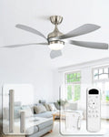Ventilator, 132 cm, Ventilator zur Luftzirkulation, Sofucor 132 cm Deckenventilator mit Beleuchtung und Fernbedienung