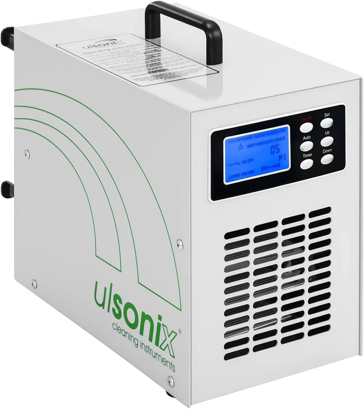 Ozongenerator, 170 W, 20 G, Timer, Industrie, Weiß, AIRCLEAN
