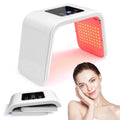 162 LED-Lampen Led Maske Gesicht, Led Mask Rotlicht Maske Gesicht: YUITONG 7 Arten von Lichtwellen und, Klappbar Led Gesichtsmaske Lichttherapie Maske