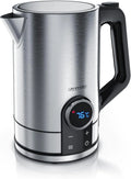 Wasserkocher, 1,7 L, 2200 W, 2 Temperaturzonen, Edelstahl, LED Display