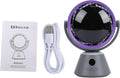 Ventilator, USB, Digitalanzeige, 3 Einstellbare Geschwindigkeitsstufen, Über USB Aufladbarer Luftzirkulator mit Digitalanzeige