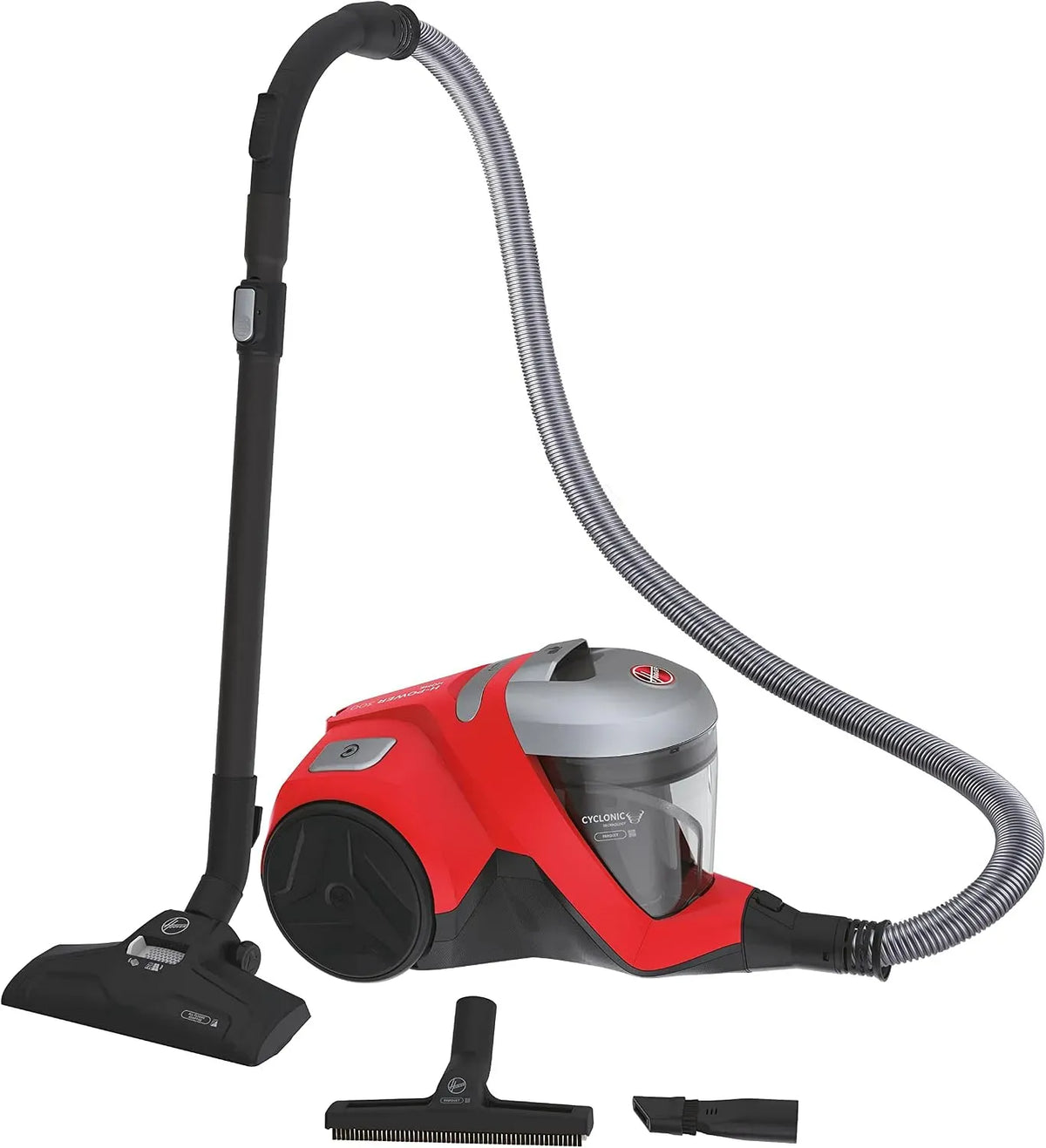 Hoover 2-in-1 HP310HM Staubsauger, leise, 75 dBA