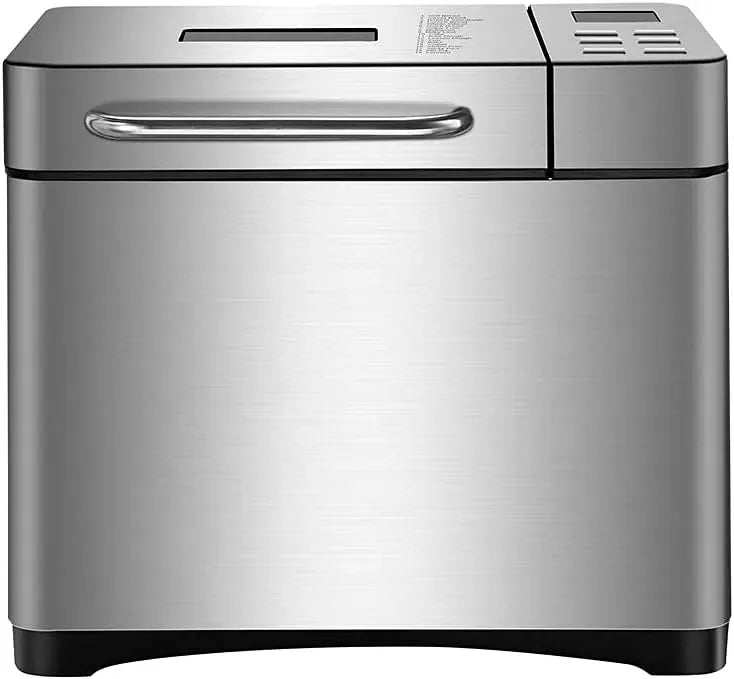 Brotbackautomat, 650 W, Brotbackmaschine, Brotbackautomat 19-in-1, Touch-Bedienung, Antihaftbeschichtung, Edelstahl