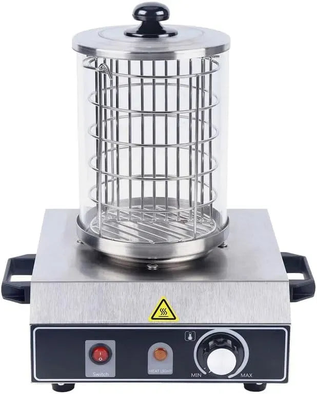 Dog-Würstchenwärmer, Würstchenkocher, 350 W, 500 ml, Edelstahl, Wärmefunktion, Edelstahl-Wurstkocher