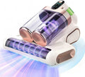 Staubsauger 253.7nm, 99,9% Allergen-Entfernung, Matratzenreiniger mit UV-C Licht&Ultraschall