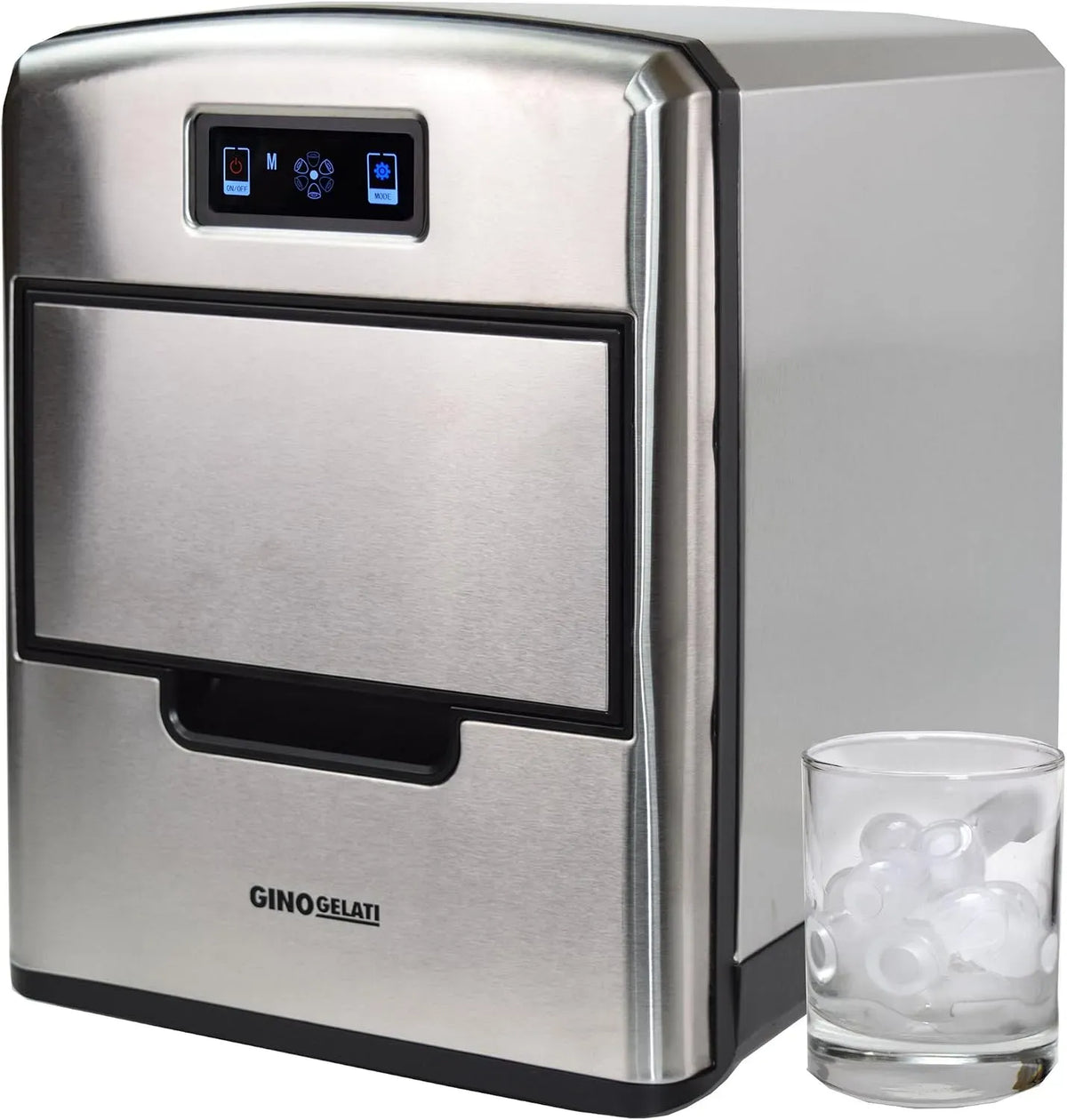 Eiswürfelmaschine, 175 W, Gino GG-175W, Edelstahl
