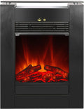 AY 627 Elektrokamin, Kaminofen, Dekokamin, elektrischer Kamin, Schwarz