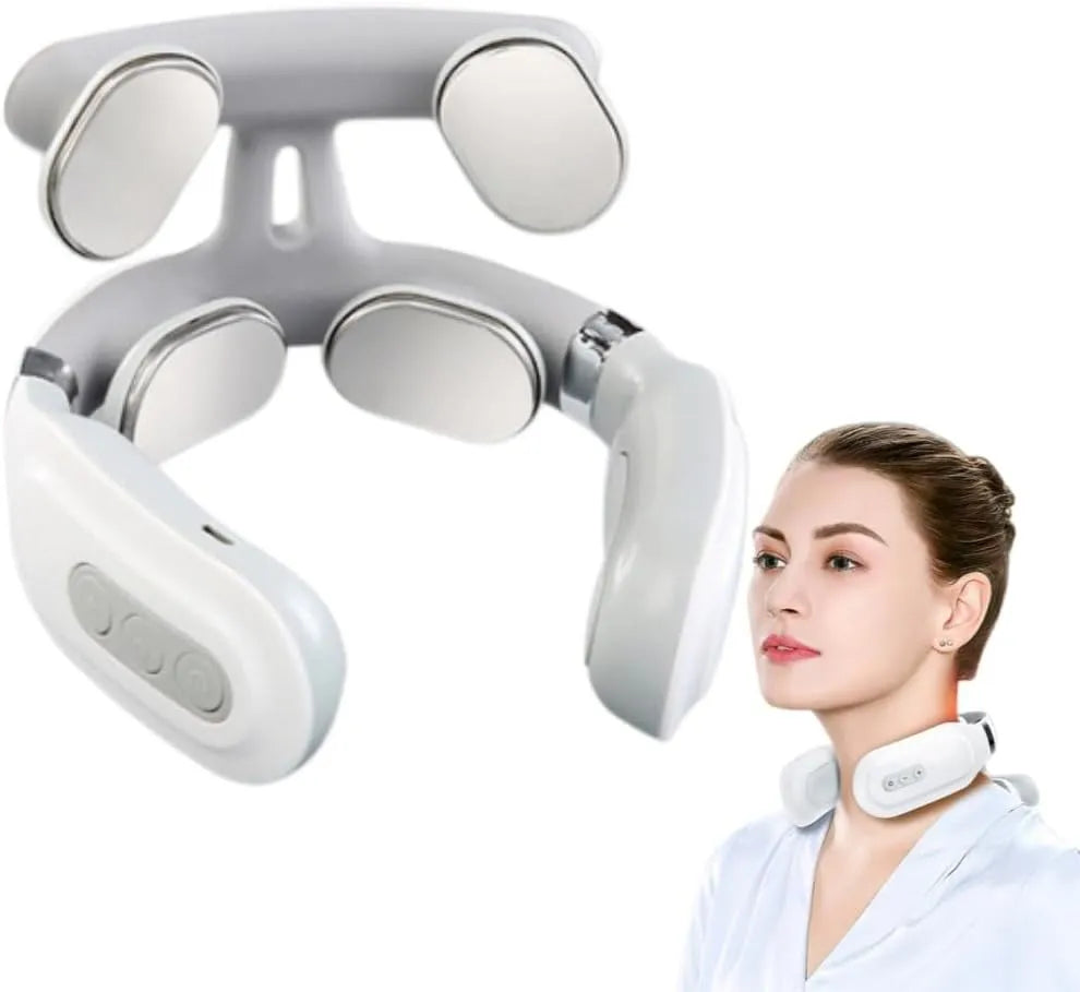 12-in-1 Neckify Nackenlösung, Tiefenwärme-Massage mit TENS & EMS