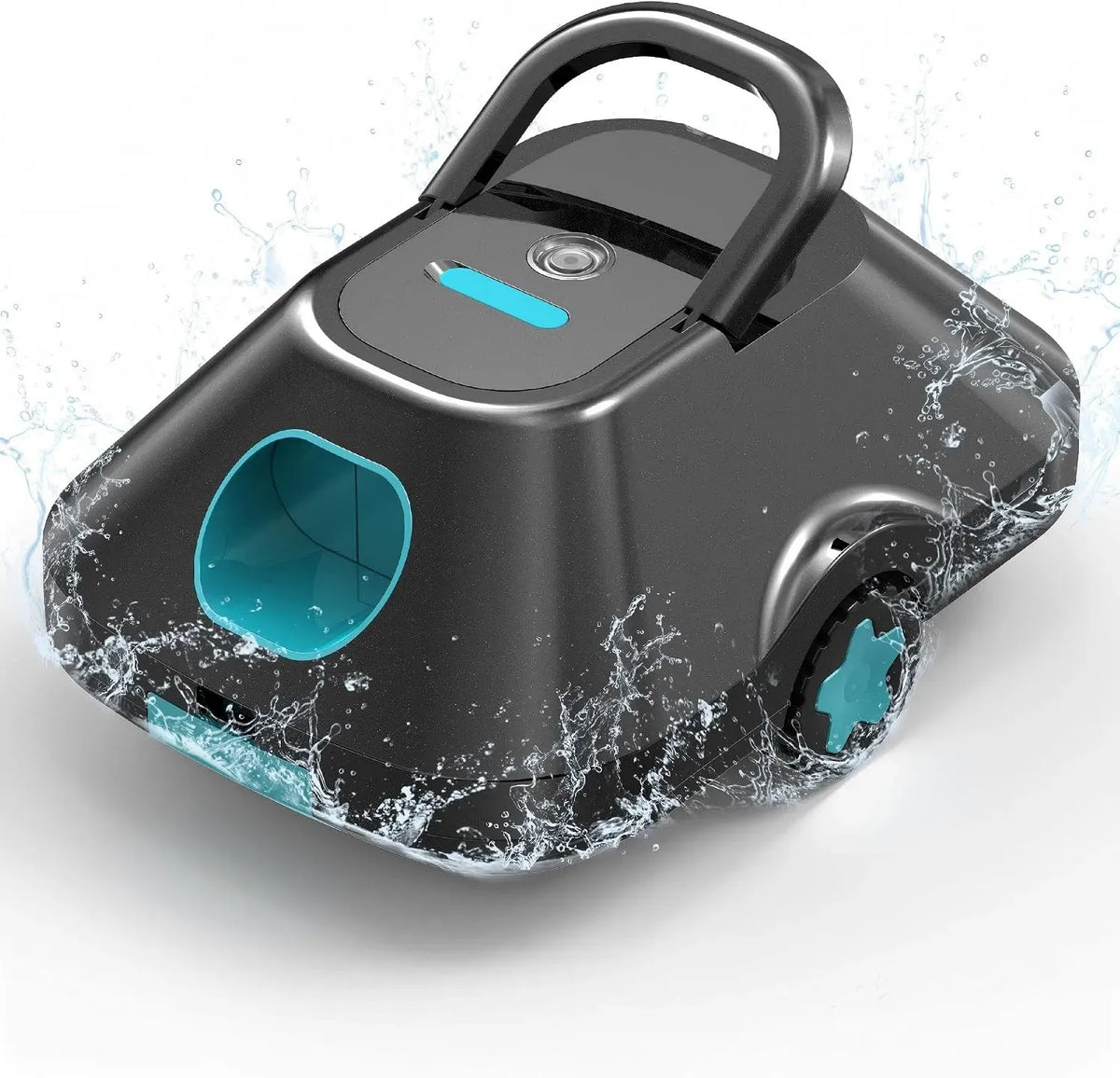 Poolroboter, Poolsauger, Akku, Poolreinigungsroboter, Poolreiniger, 200 m, kabellos, Grün, für Aufstellpool