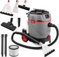 Sprühextraktionsgerät, Teppichreiniger, Polsterreiniger, Trockensauger, Waschsauger, Teppich- und Polsterreinigungsgerät, 35 L, Grau, LEHMANN