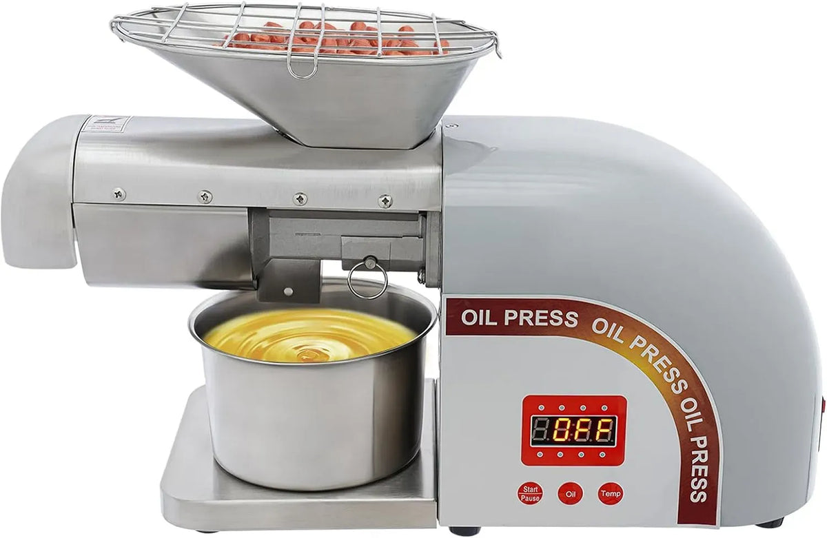 220V-240V Ölpresse, 1800 W, 220 V, 240 V, 2 Temperaturzonen, Edelstahl