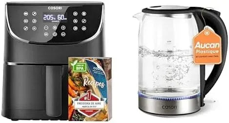 Heißluftfritteuse, 5,5 L, COSORI, Edelstahl, BPA Frei