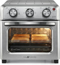Heißluftfritteuse, VAL CUCINA, elektrische Fritteuse ohne Öl, 6 in 1 Air Fryer Toaster Ofen Combo