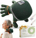 BeFit24 Nackenmassagegerät, Massageapparat für Nacken und Rücken, Wärmefunktion, kabellos, für Nacken Schulter Rücken