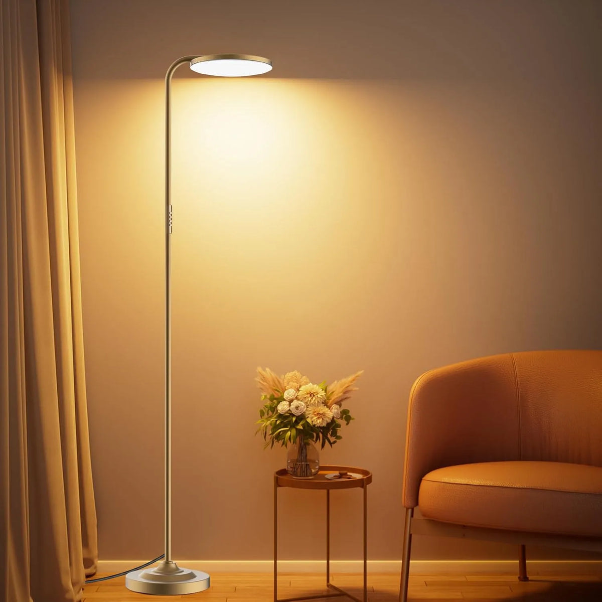 3000K-6000K Stehleuchte, Stehlampe, Leselampe, 36 W, Wohnzimmergestaltung, für Wohnzimmer Schlafzimmer Büro, SIBRILLE