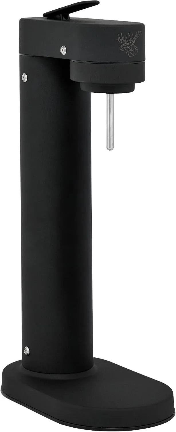Sprudelwasser Maschine, Ersatzgerät, Hygiene, herausnehmbar, Edelstahl, Schwarz