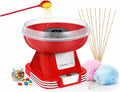 Zuckerwatte Maschine, Zuckerwattebereiter, Zuckerwattemaschine, Zuckerwatteautomat, Rot, für Zuhause