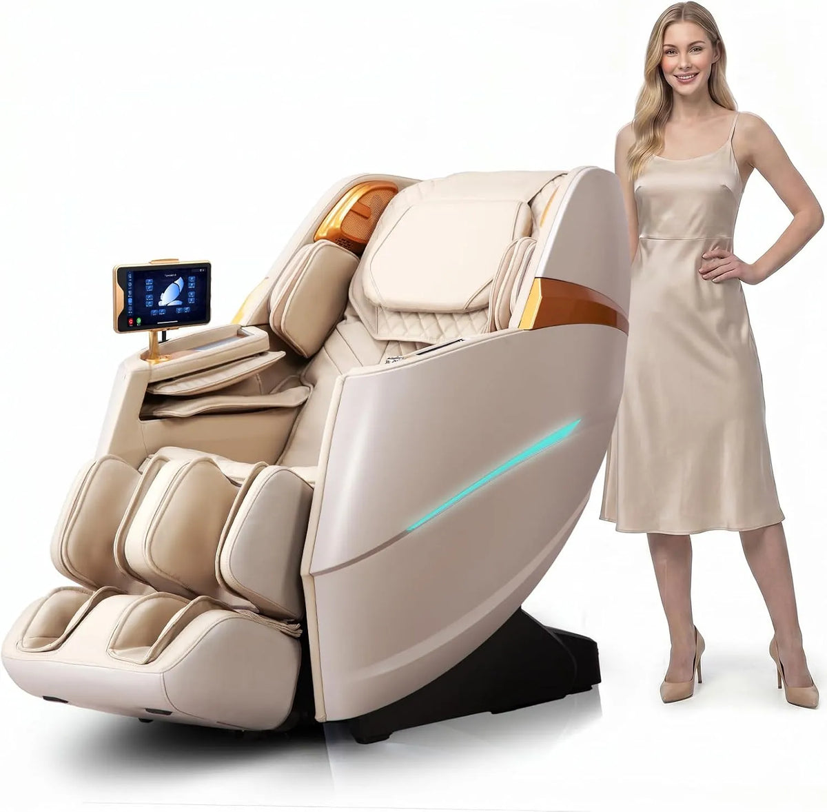 Relax- und Massagesessel, App, 40 Airbags, App-Steuerung