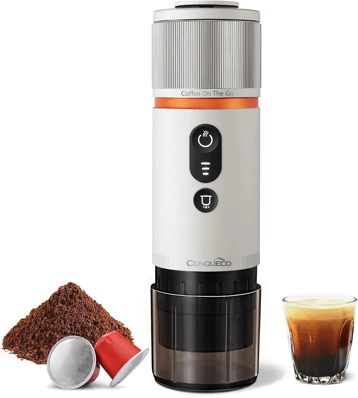 Nespresso Espressomaschine, 12 V, tragbar, Camping, selbstheizend 8 Tassen Batteriebetrieben