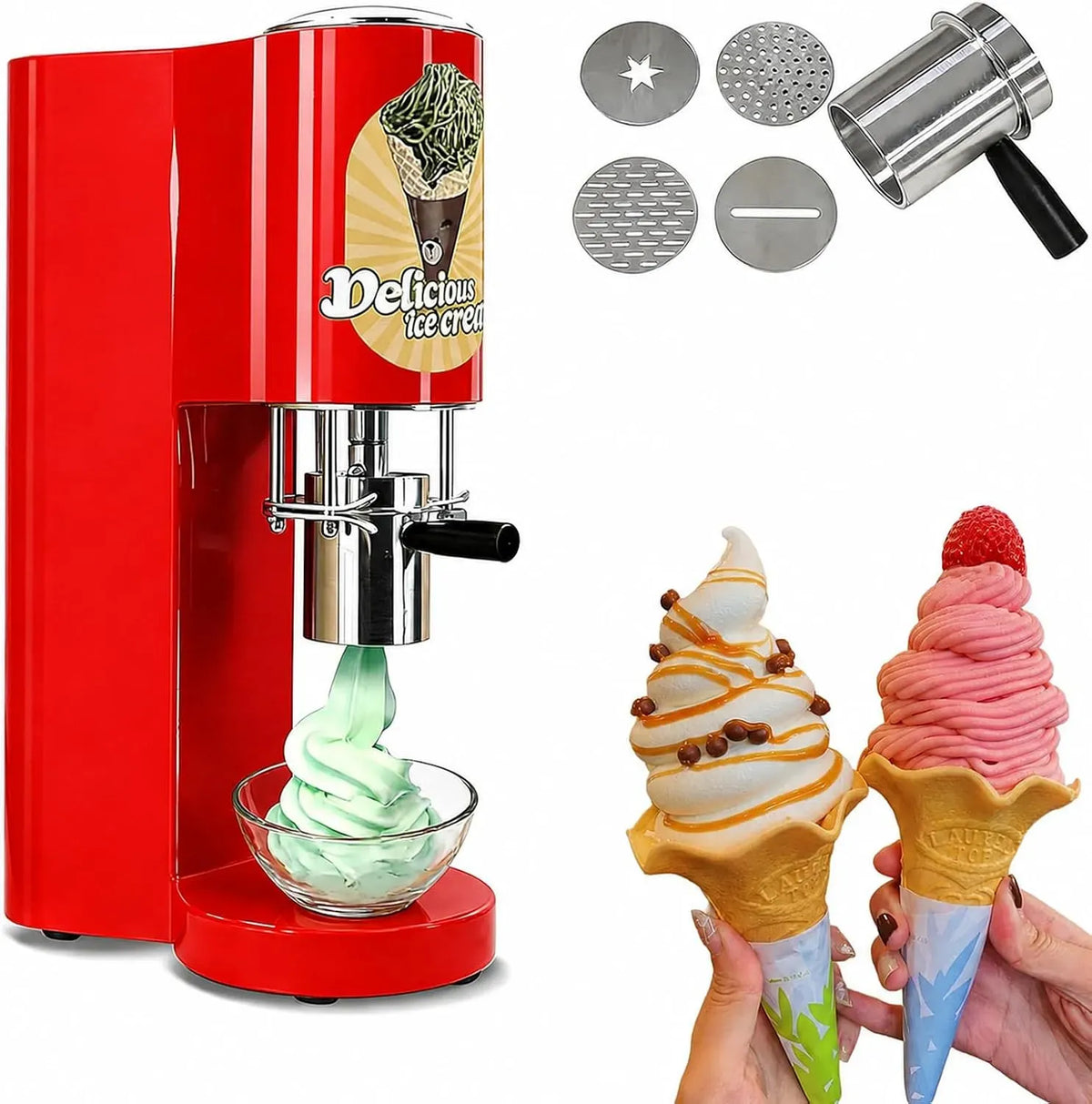 Nudelmaschine, 80 W, Nudelbereiter, Professionelle, gewerblich, Gastronomie, Edelstahl