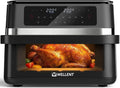 Geschirrspüler, 12 L, 2950 W, Spülmaschine, WELLENT 8-in-1 6+6L, Airfryer 2 Kammern, 12L XXL Heißluftfritteuse 2950W