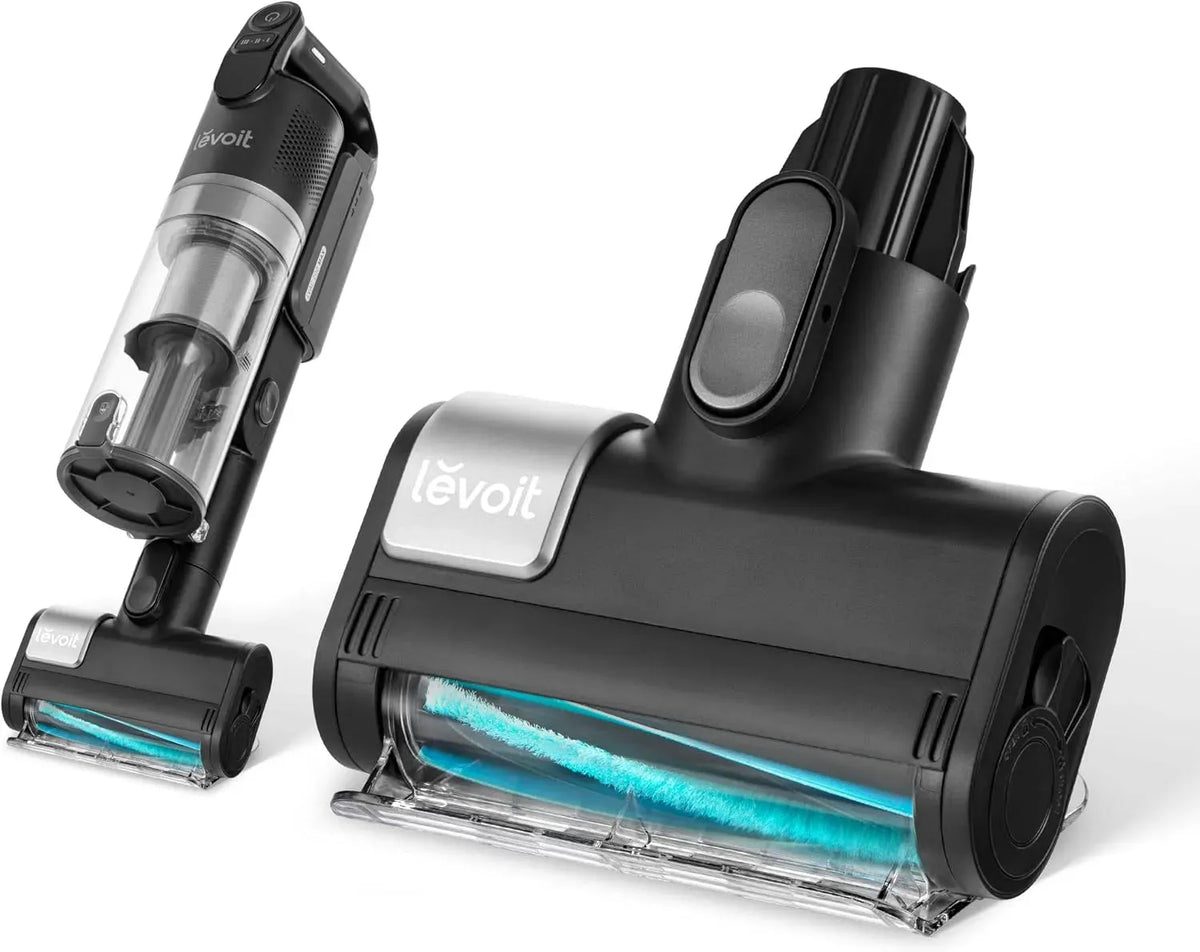 Staubsauger LVAC-200 LVAC-300, Grau, elektrisches Staubsauggerät, Levoit Originaler Mini-Motorbürste für LVAC-200 MAX & LVAC-300 Akku Staubsauger