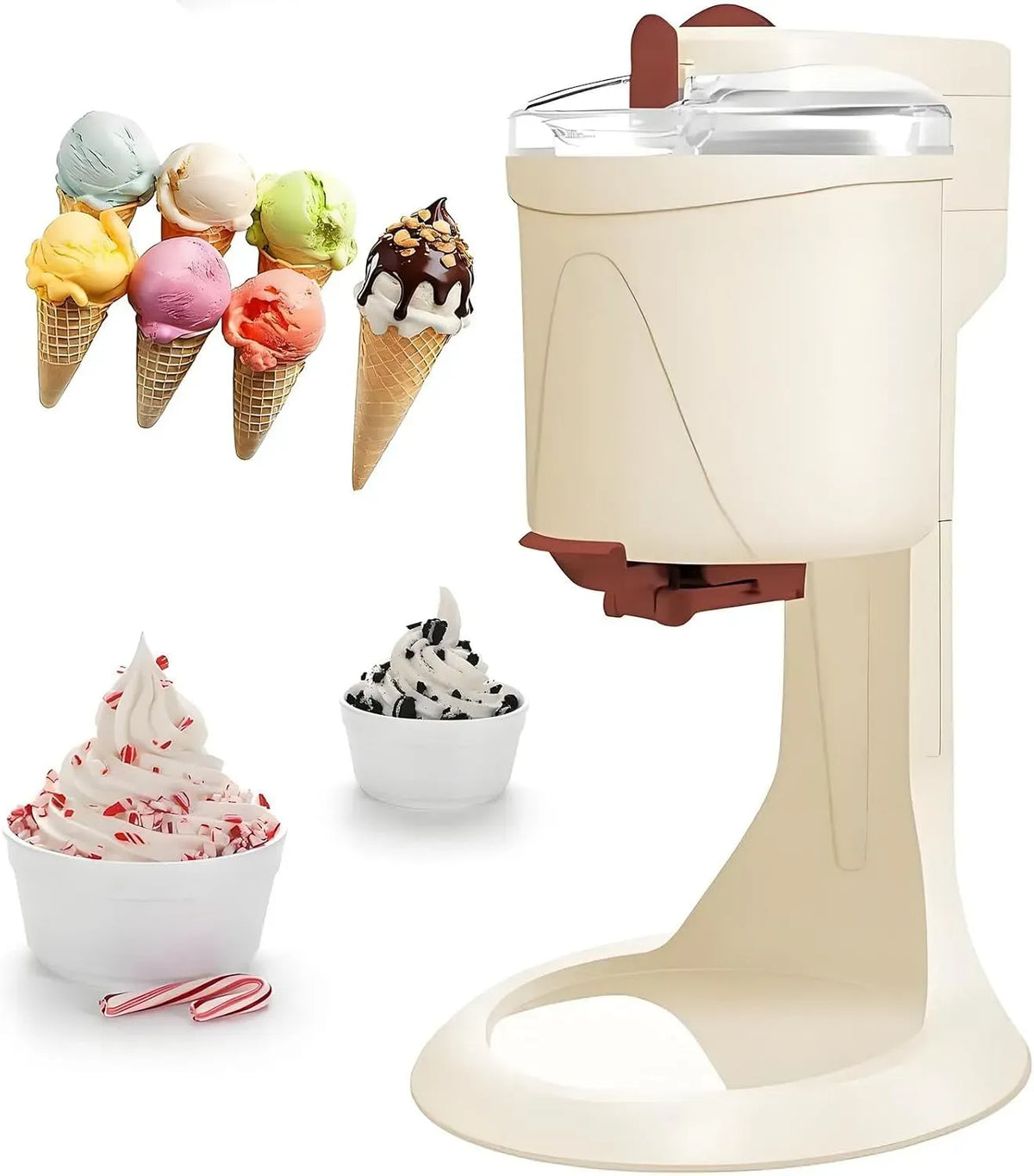 Eismaschine, Speiseeismaschine, 1 L, für DIY-Küche