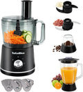 Küchenmaschine 7-in-1, 2,5 L, 200ml Glasmühle, 1,5L Glasmixer, 1,5 L