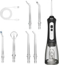 IPX7 Zahnreiniger, Munddusche, elektrische Zahnreinigungsdusche, 300 ml, IP65, USB, kabellos, für Reisen & Zuhause