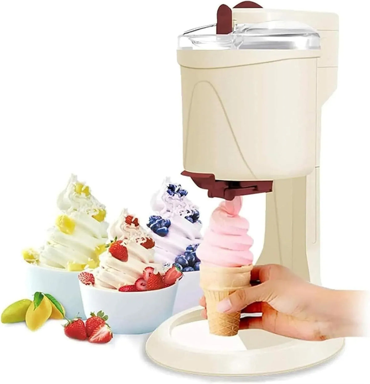 Mini-Joghurtkegelmaschine, Haushaltseismaschine, Speiseeismaschine, gewerblich, für Kinder