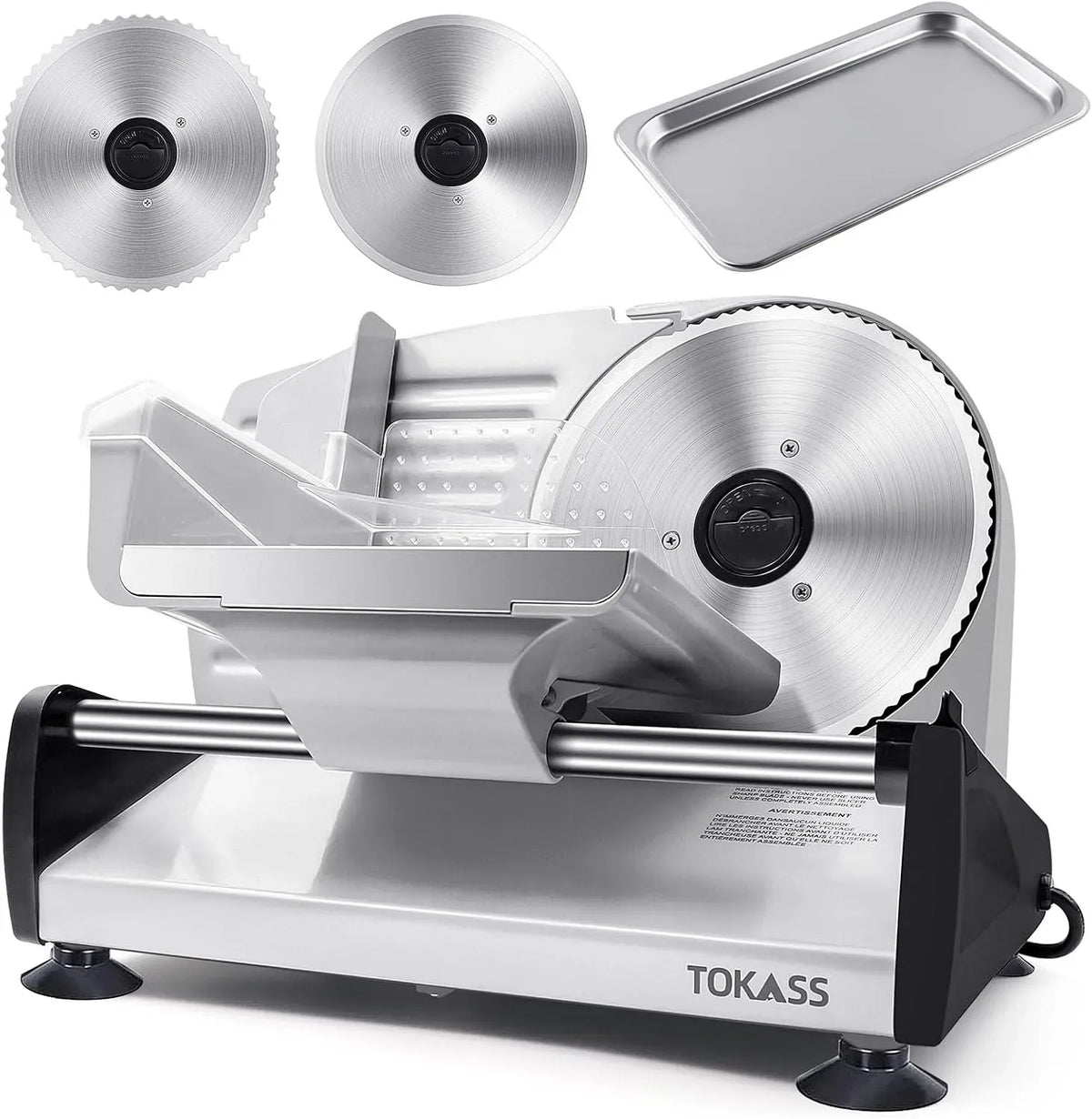 Küchenmaschine 200Watt-Verstellbare, 200 W, Edelstahl, 2 Klingen