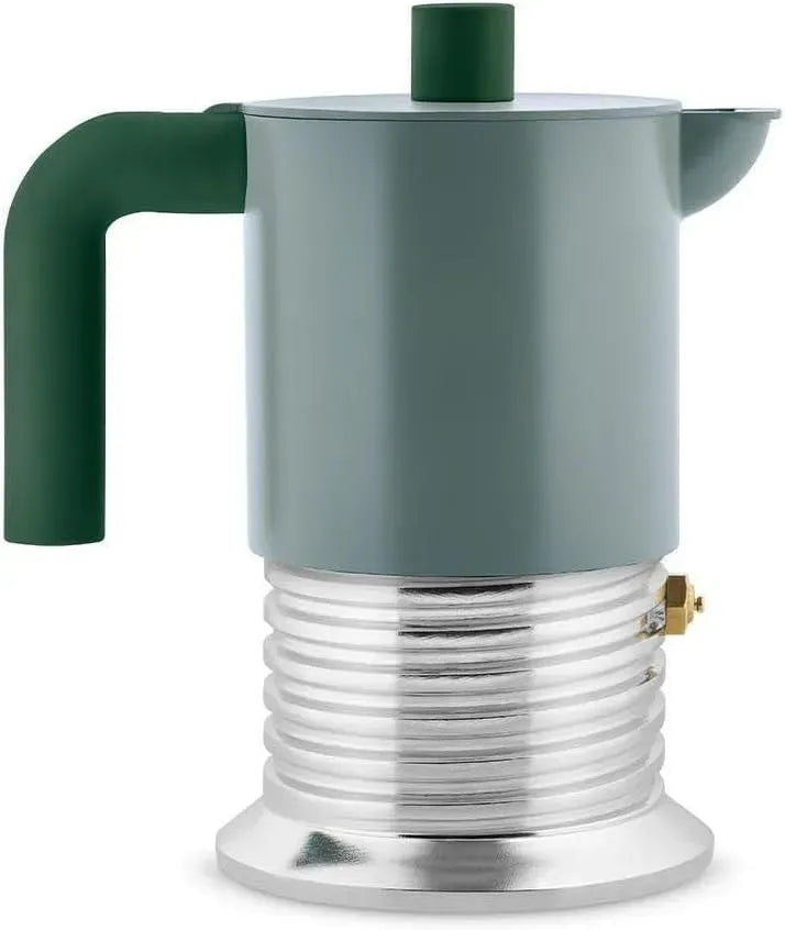 Espressokocher, 3 Tassen, Grün, für 3 Tassen, Alessi Vite Espressokocher für 3 Tassen