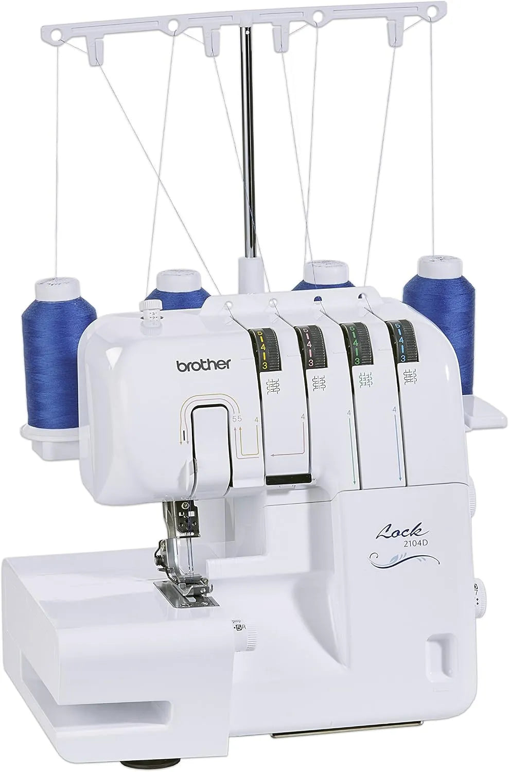 Brother Overlock 2104 D + Nähmaschinen Dealer Paket