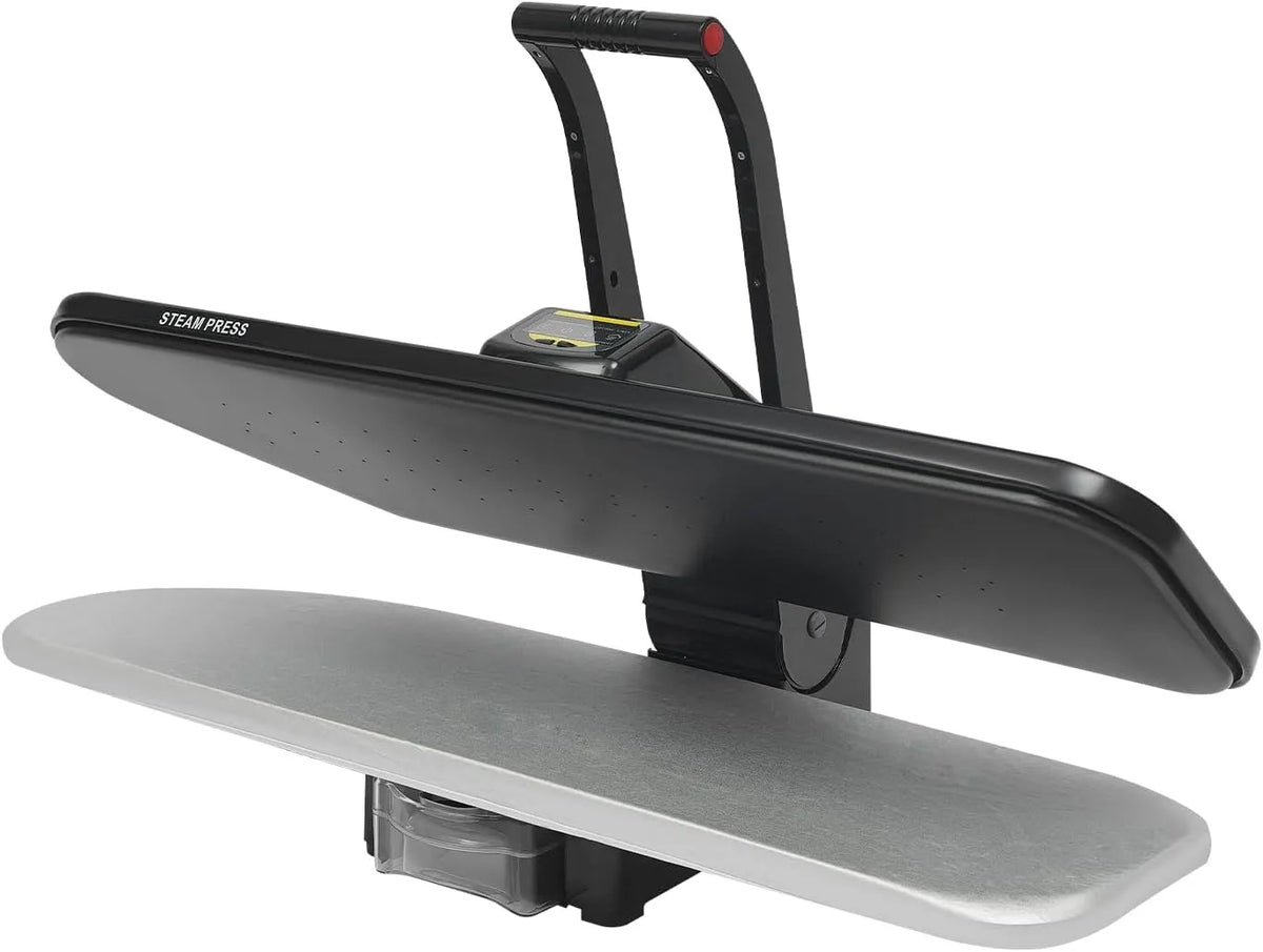 120g/min Bügelpresse, Aufheizung, Dampfbügelpresse, 36 Zoll, 1 L, 1600 W, 120 g, LCD-Display, Wärmefunktion, für Nylon
