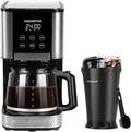 Kaffeemaschine 24h, 1000 W, 200 W, Warmhaltefunktion, 14 Tassen, Programmierbar, 60g, 2 Stärkeebenen