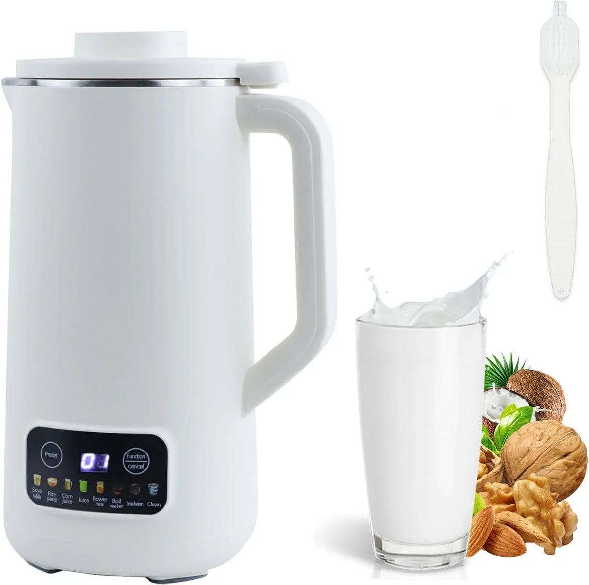 Standmixer, Sojamilch, Warmhaltefunktion, Weiß