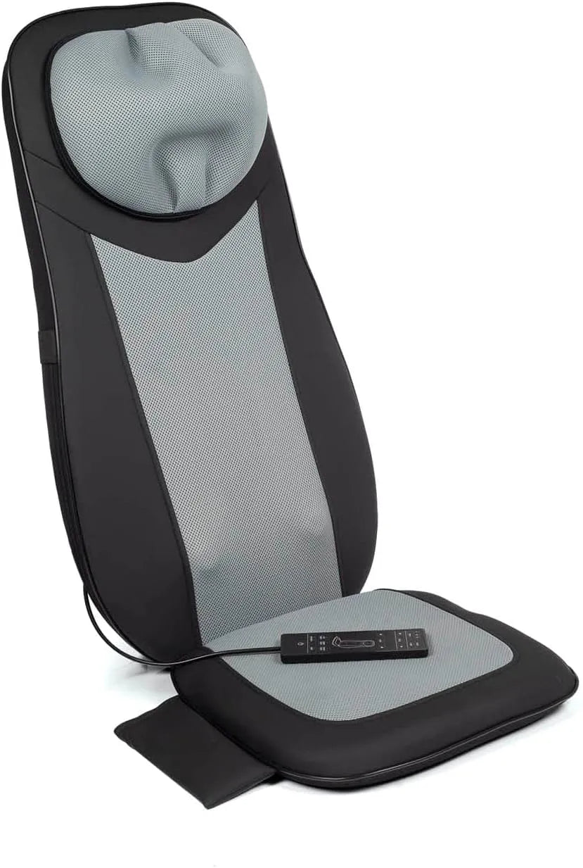 Wachbarer Mesh-Bezug, Für Rücken- & Nackenmassage im Sitzen & Liegen, VITALmaxx Shiatsu-Massagesitz 3D, Mit 4 Massagemodi, zuschaltbarer Wärmefunktion