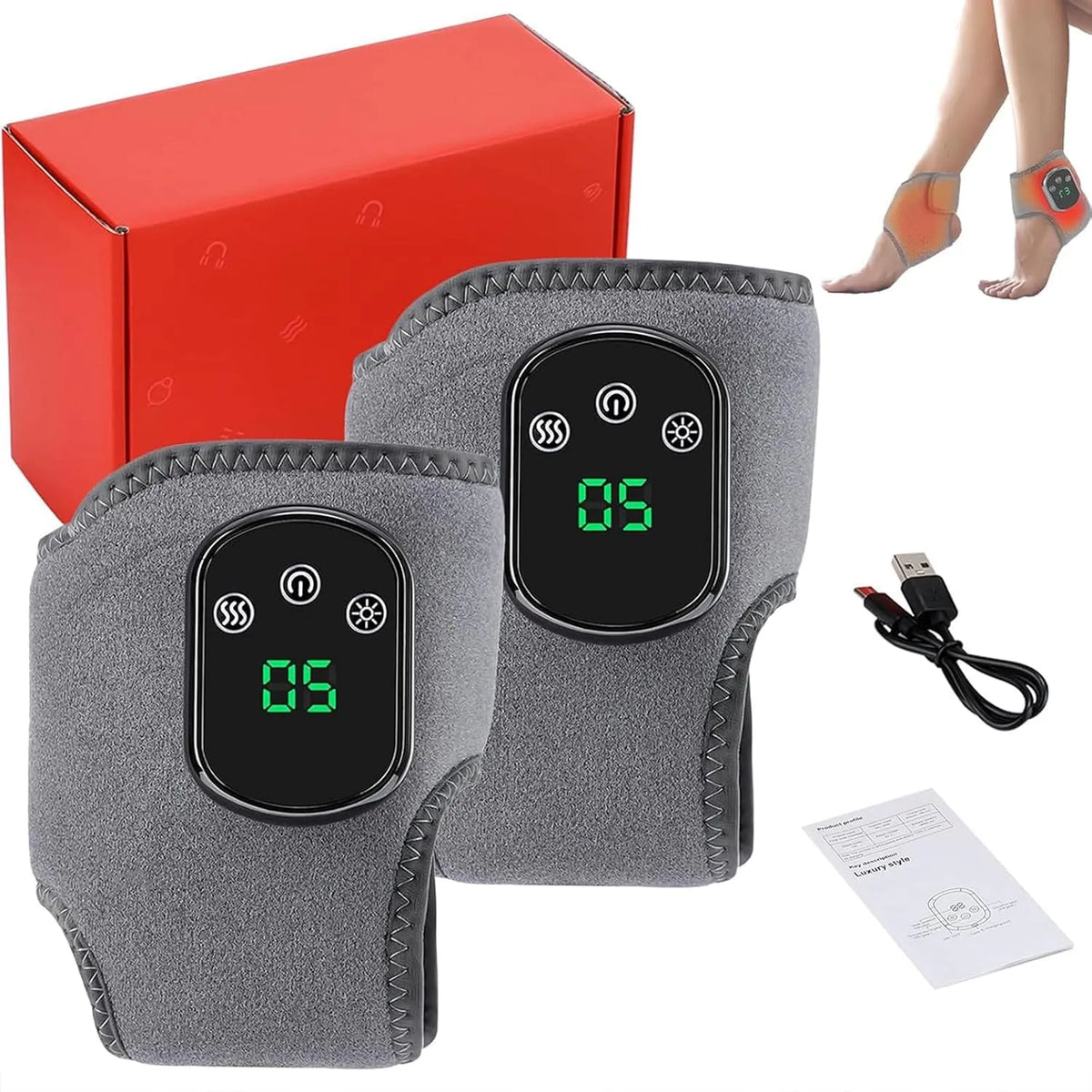 3-in-1 Fuß-Erholungsgerät-Massagegerät, Fußmassagegerät, 2 Stück, Wärmefunktion, für Achillessehnenentzündung, Neamova