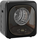 Wäschetrockner, 800 W, 4 kg, HOMCOM W 4, freistehend, Touch-Bedienung, Timer, Schwarz, Smart-Sensor, andmontierbar