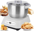 Teigknetmaschine, 7 L, Edelstahl, Edelstahl Teigmehl Mixer