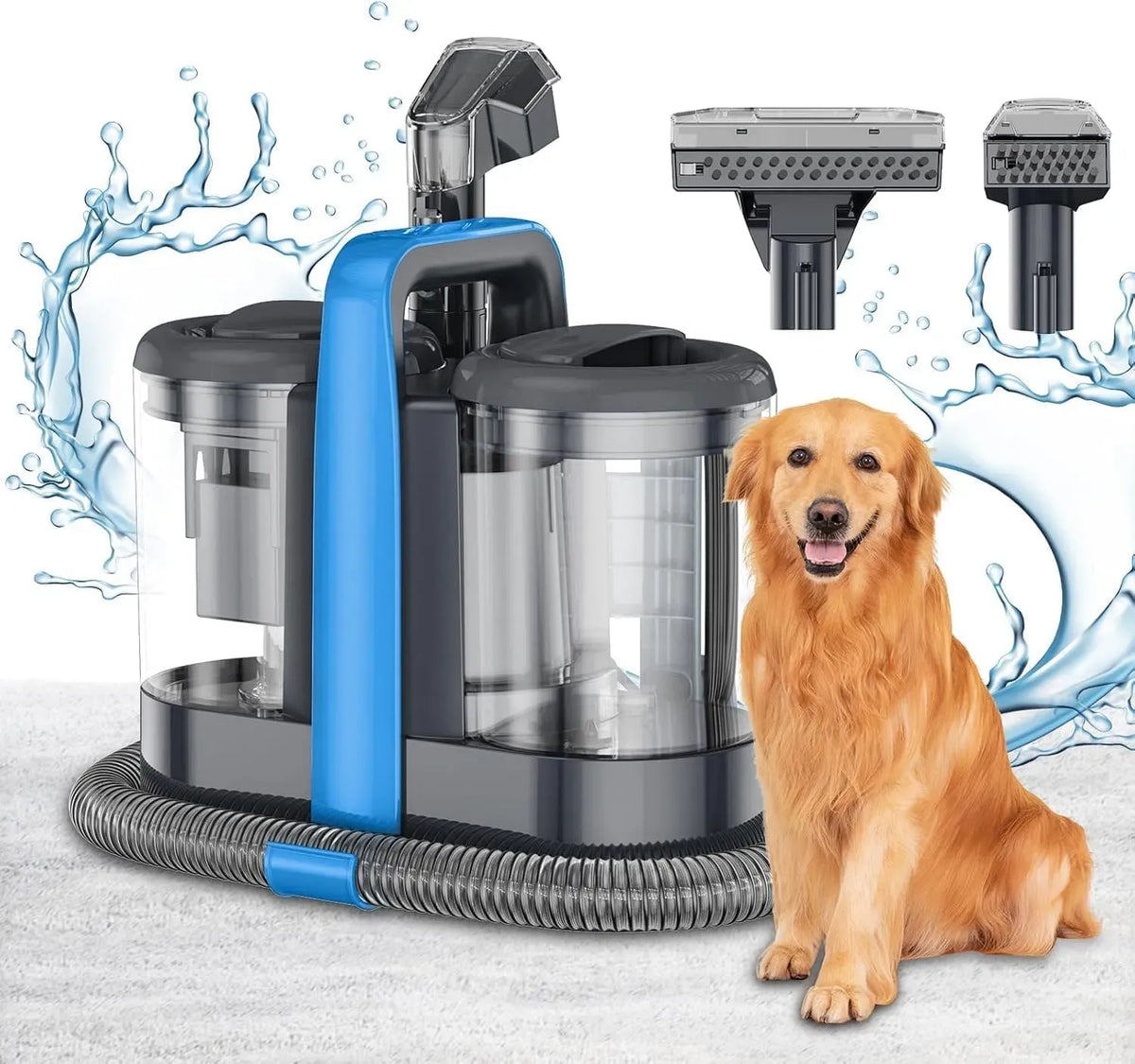 Polsterreiniger Gerät, Reinigungsgerät, Teppichreiniger, Polstersauger, Waschsauger, Nasssauger, Teppich- und Polsterreinigungsgerät, 600 W, 22Kpa