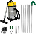 Staubsauger 170Grad, 30 L, 1400 W, Android OS, 4K UHD, 4K Kamera 4x Zoom Weitwinkel Echtzeit Inspektion, 1,2-7,5m Rohrreinigung Reichweite, 7,5 m