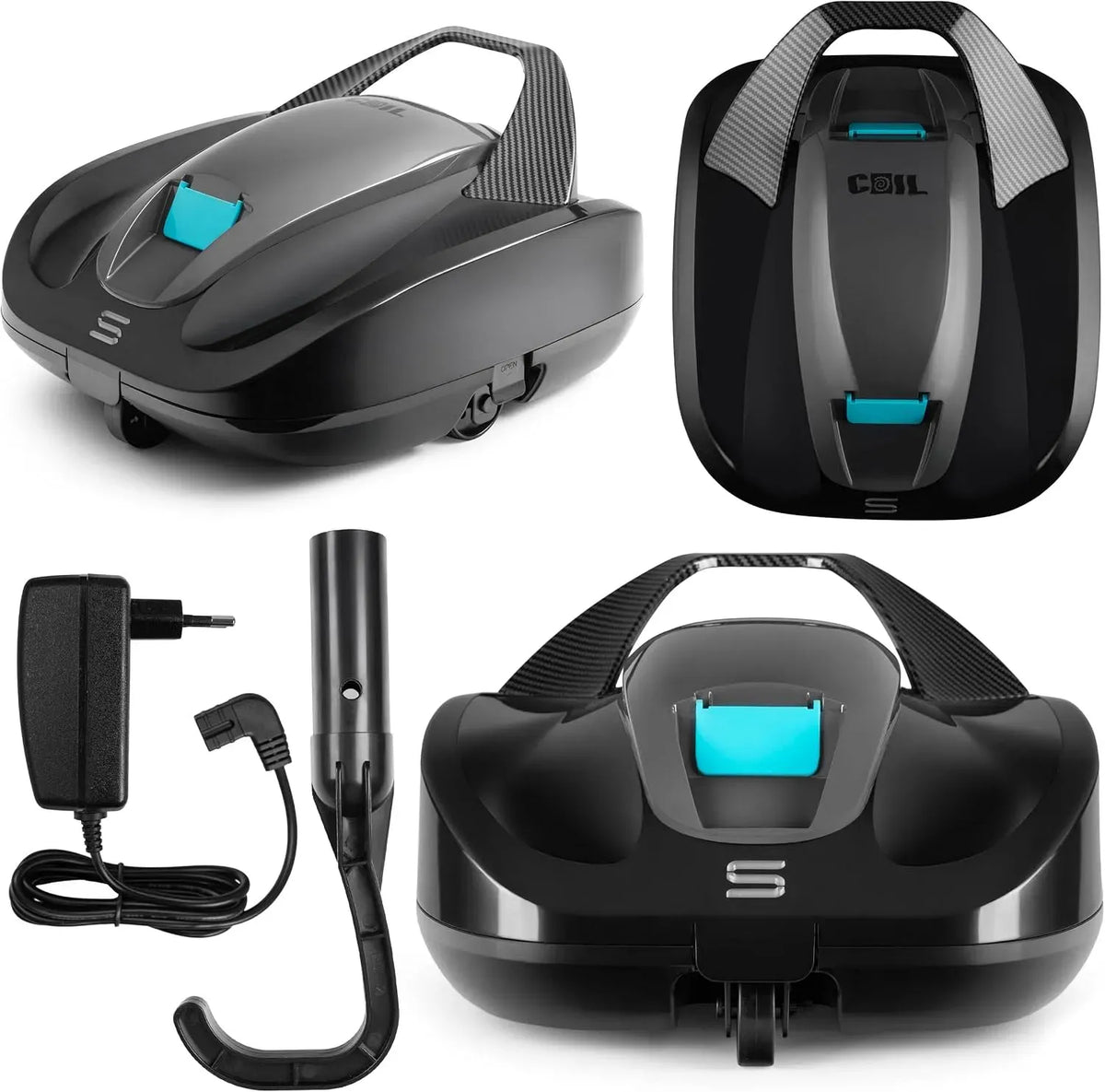 IPX8 Poolreinigungsroboter, Poolreiniger, Poolroboter, Poolsauger, Akku, 85 m, IP65, kabellos, COIL