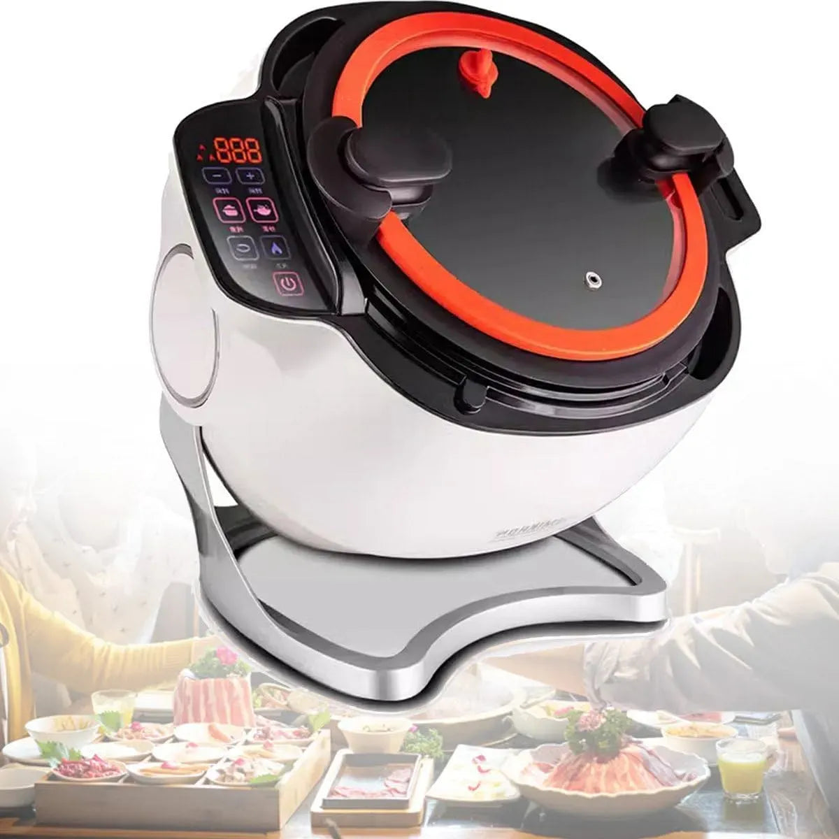 Rührbratmaschine, Rührbratentopf, Kochmaschine, Outdoor, Camping, für Zuhause Outdoor Camping Reisen Kochen