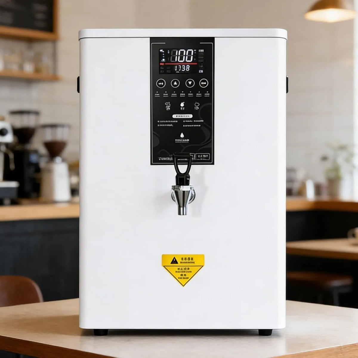 Heißwasserspender, Heißwasserbereiter, 50 L, 3000 W, 40 bis 100 °C, großer Wassertank, Dampf, für Espresso