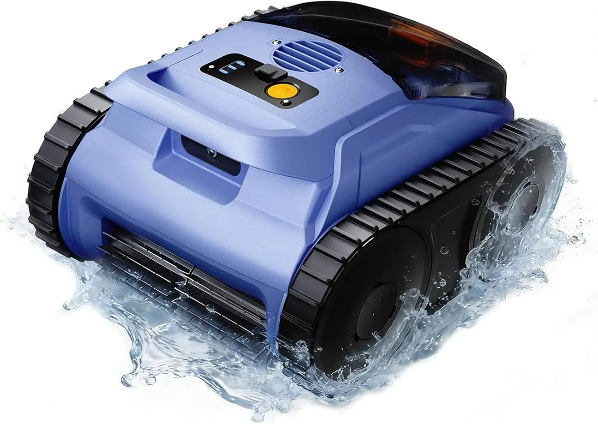 Poolreiniger, Poolroboter, Poolsauger, Poolreinigungsroboter, kabellos, Stand- und Wandmontage, für Boden