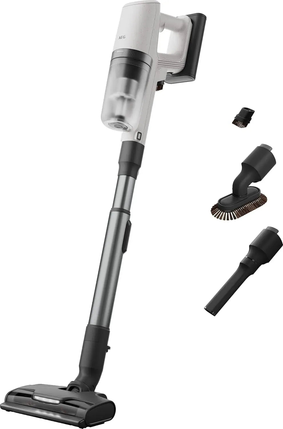 AEG Serie 8000 AP82UB25SH Staubsauger, 25 V, Weiß, Entnehmbarer 25 V Akku, bis zu 50 min Laufzeit, bis zu 99% Staubaufnahme